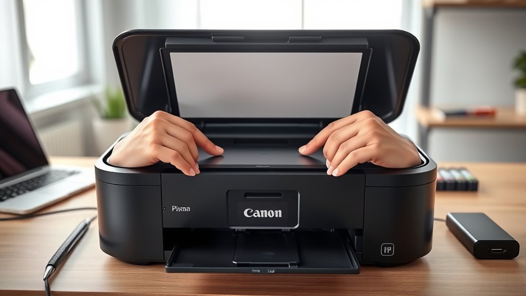 installing canon pixma printheads