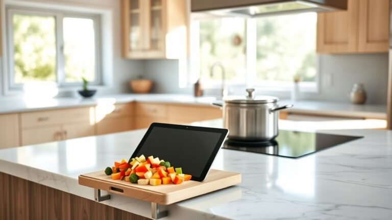 kitchen recipe viewing device