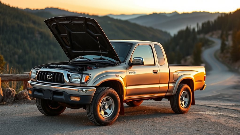 last v6 tacoma model
