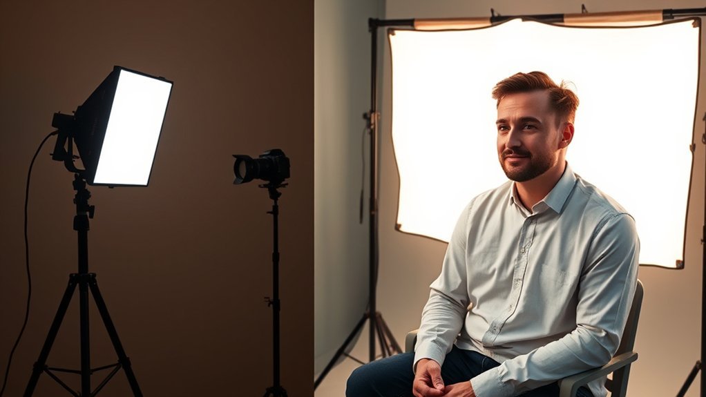 led panels vs softboxes comparison