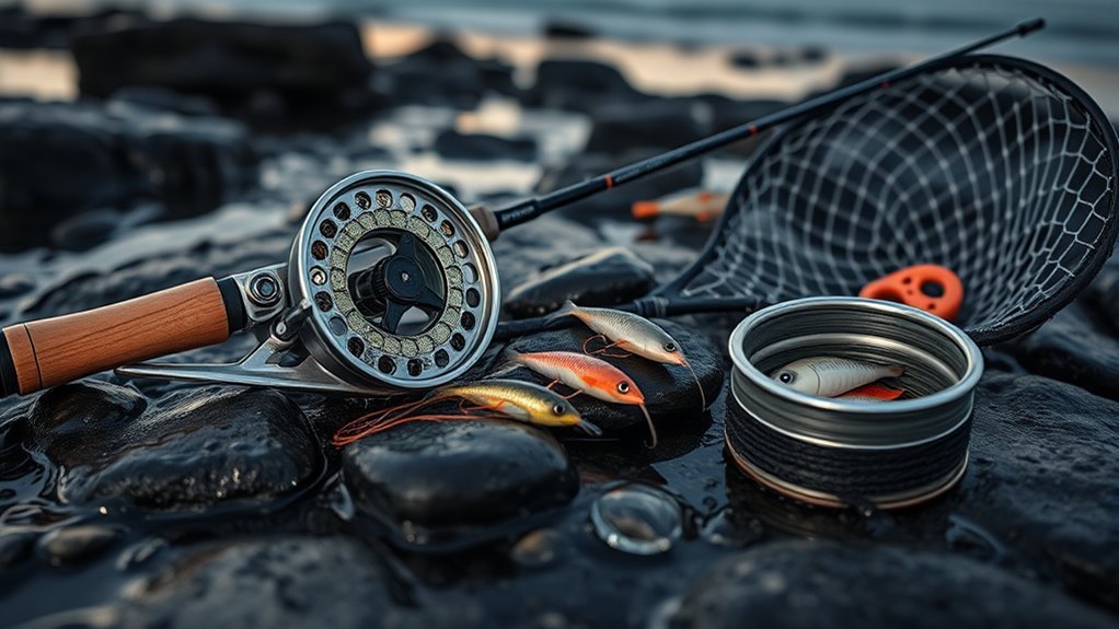 light tackle for flatfish