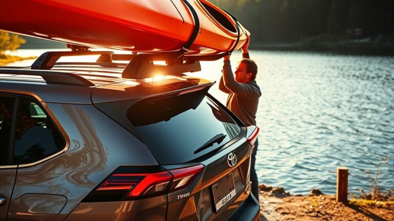 loading kayak on rav4