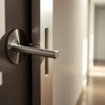 long pinch door mechanism
