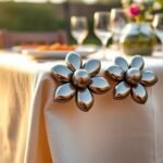 magnetic flower shaped tablecloth