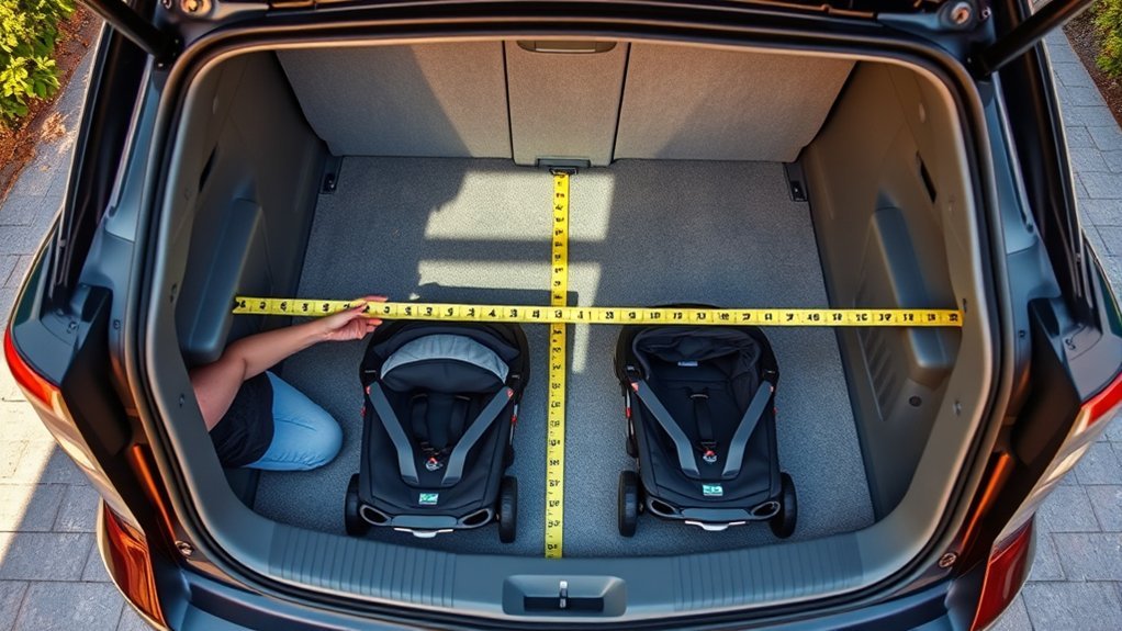 measure trunk for stroller