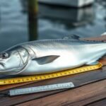 measuring a three foot fish