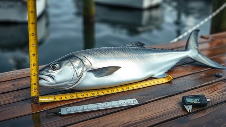measuring a three foot fish