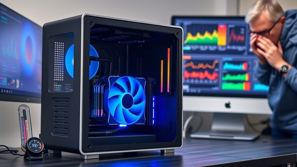 monitor cpu temperatures regularly