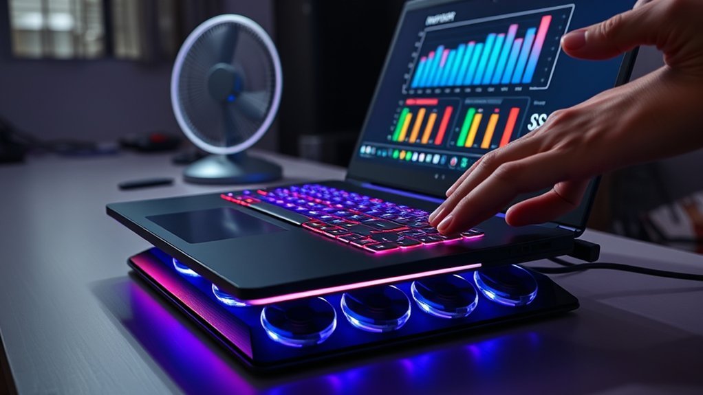 monitor laptop gaming temperatures
