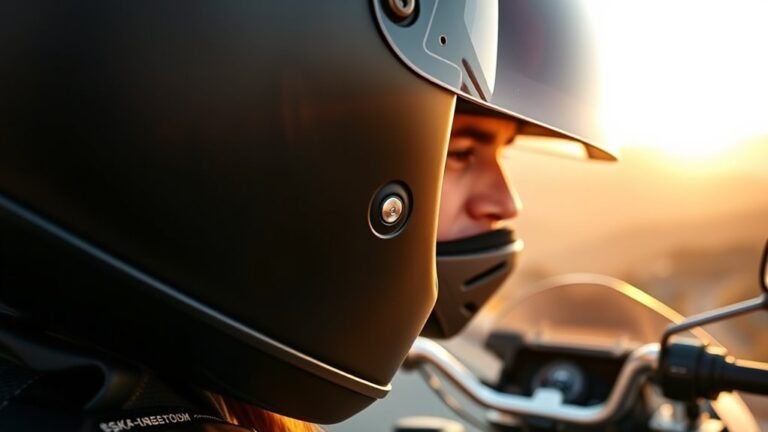 motorcycle half helmet earbuds