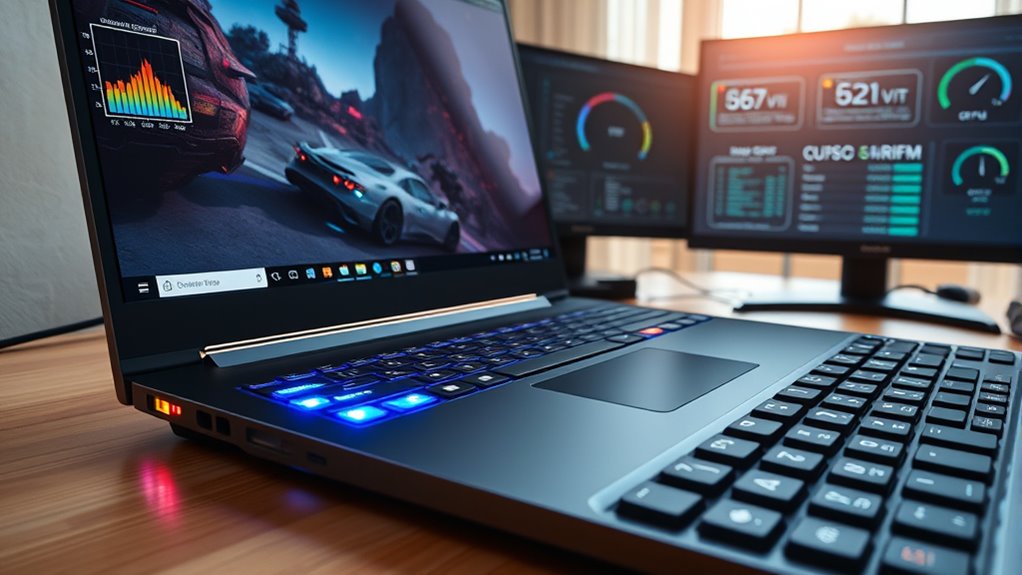 normal gaming laptop temperatures
