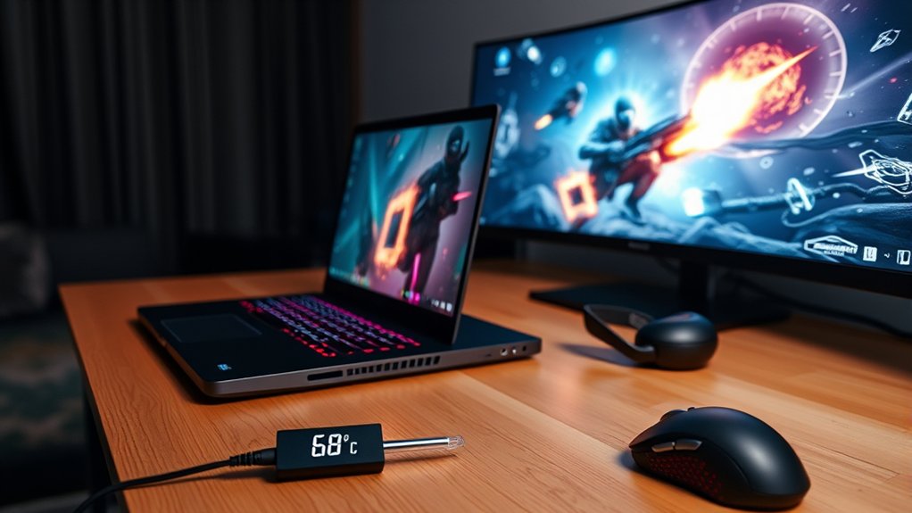 normal gaming laptop temperatures