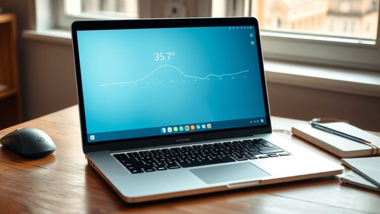 normal temperature for laptop