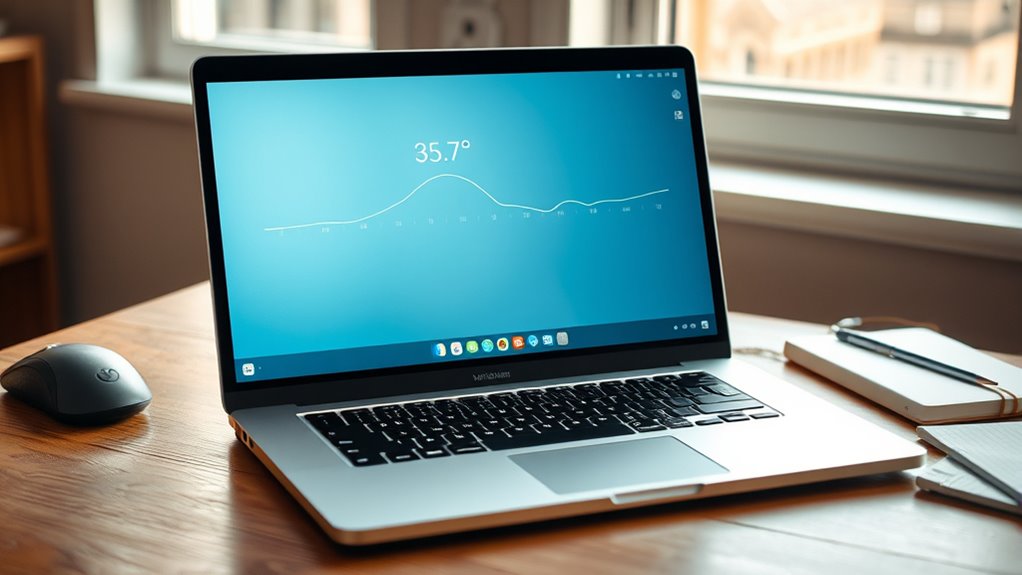 normal temperature for laptop