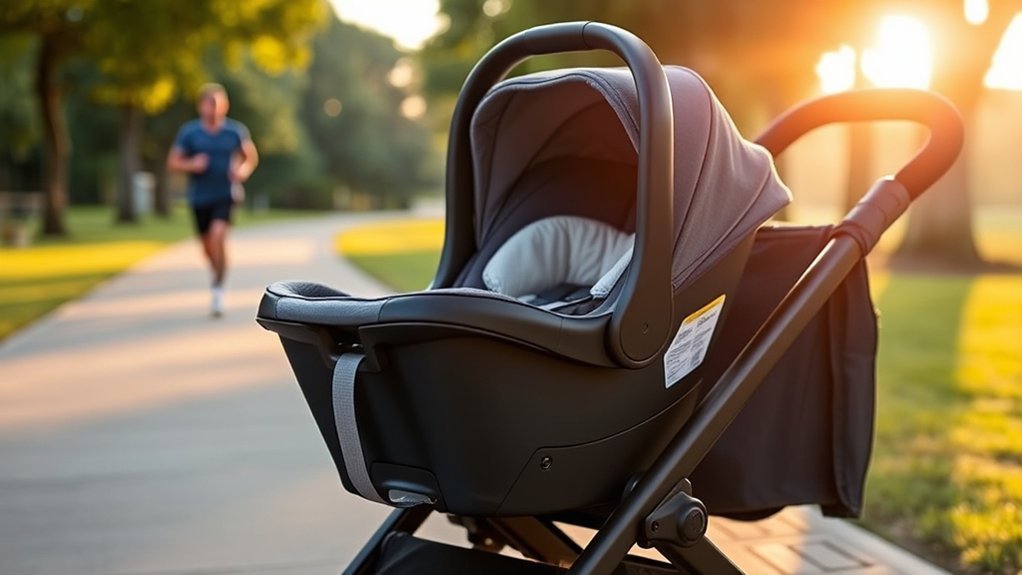 nuna pipa rx jogging compatibility
