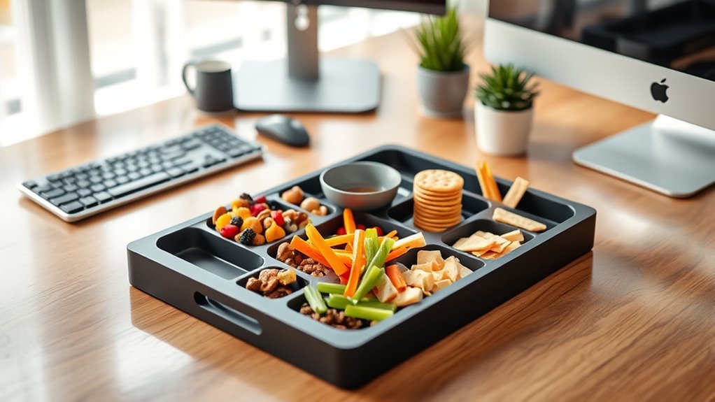 office snack tray essentials