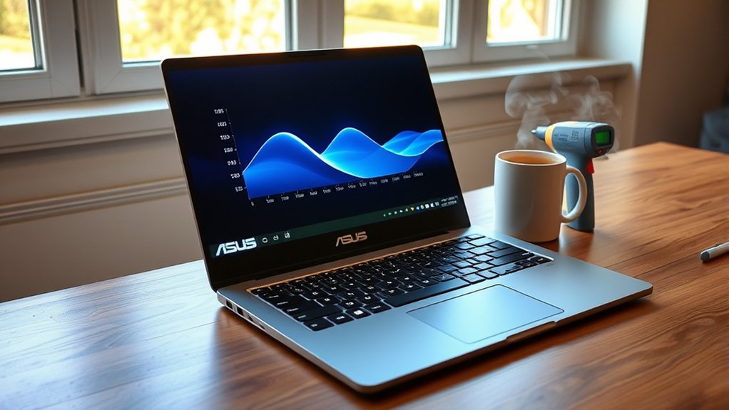 optimal asus vivobook temperatures