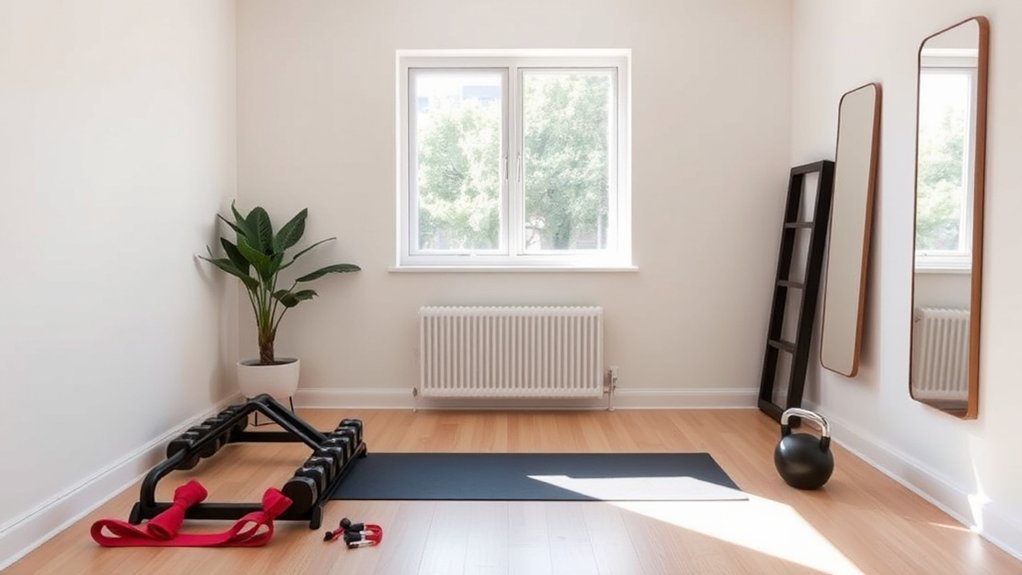 optimal home gym location