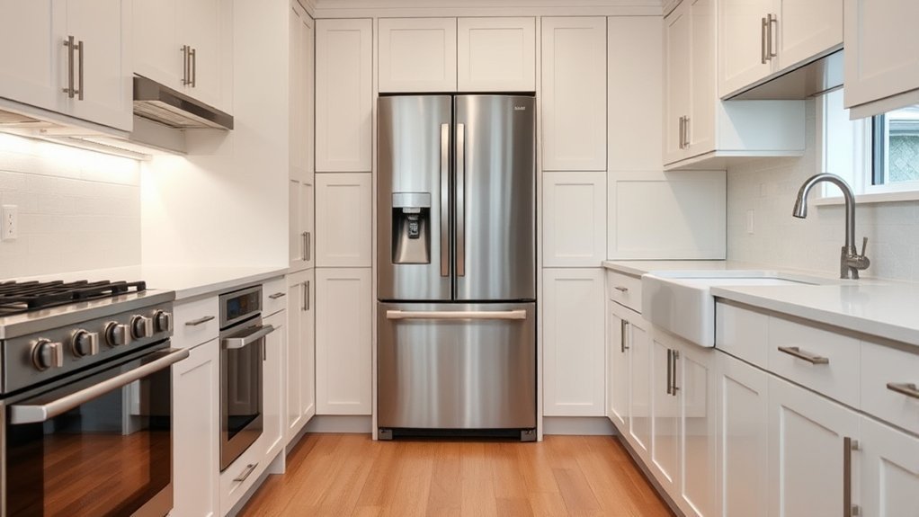 optimal refrigerators for galley kitchens