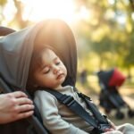 optimal stroller sleep position