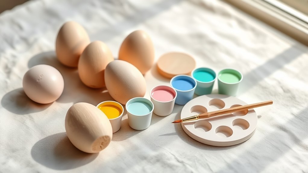 paint your own eggs