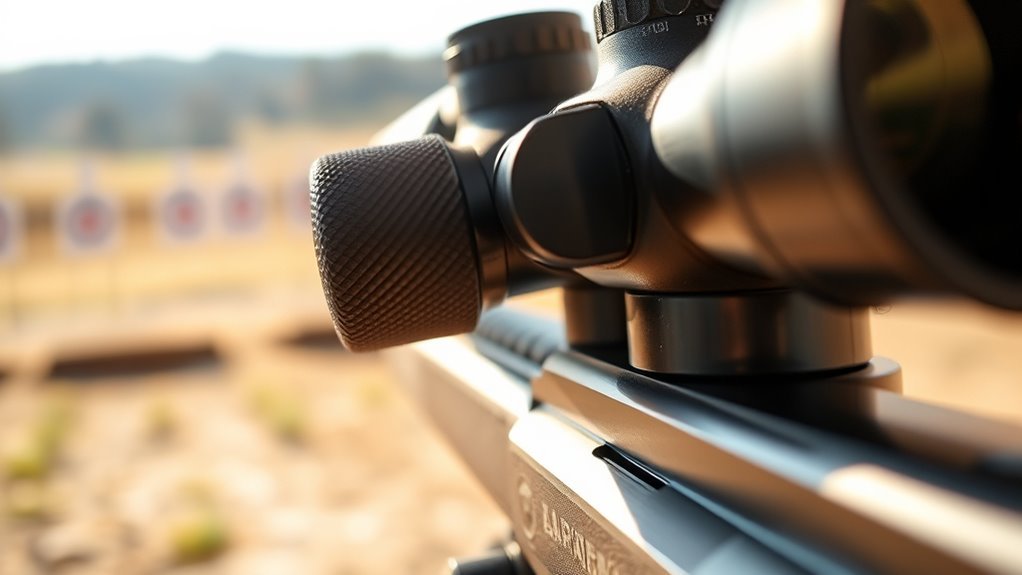 parallax knob improves accuracy
