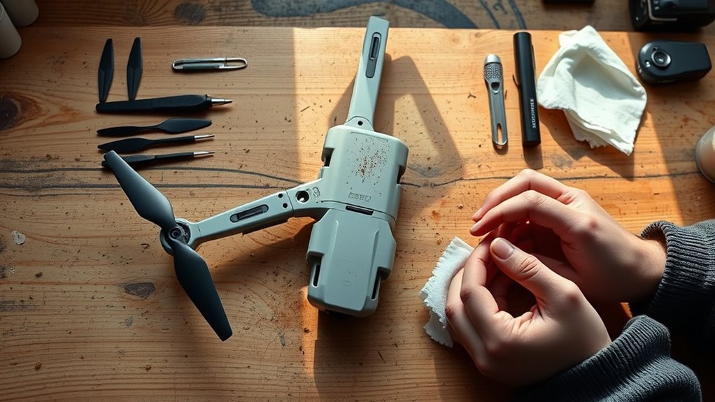 post crash drone safety check