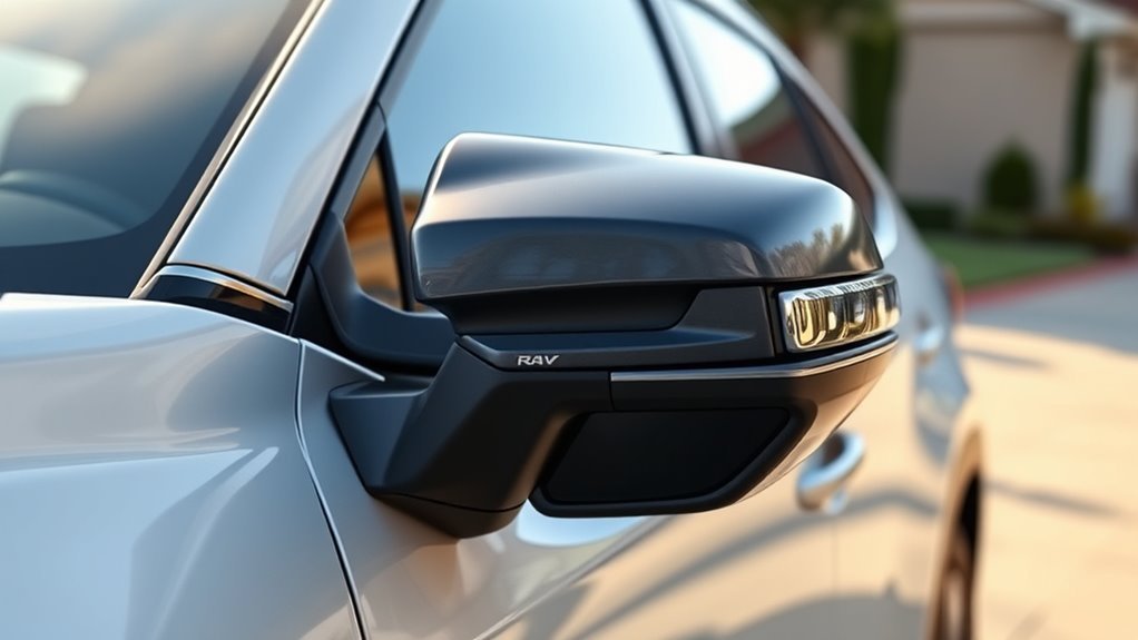 power folding mirror convenience