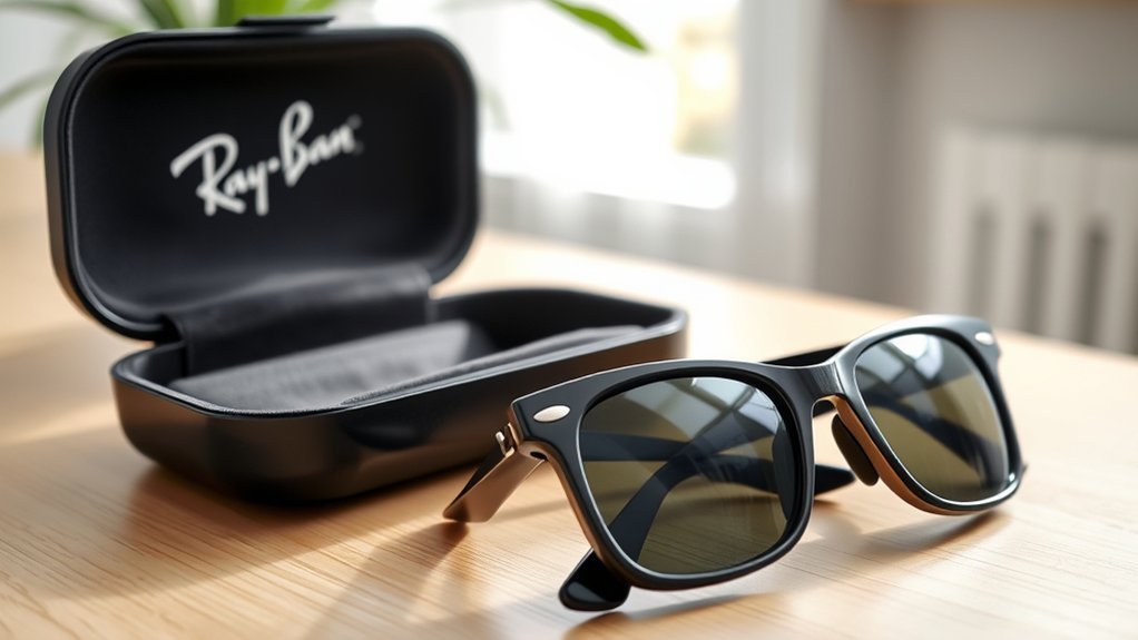 properly store ray bans