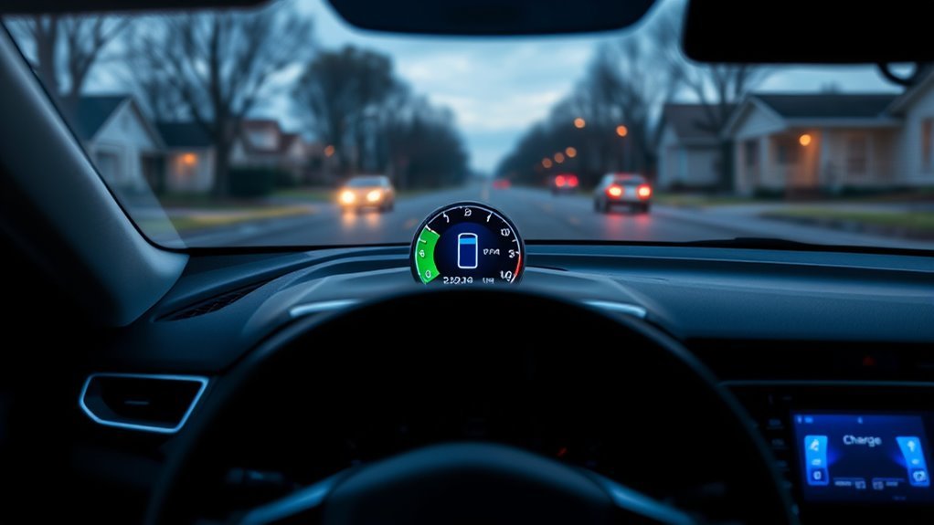 rav4 hybrid battery display