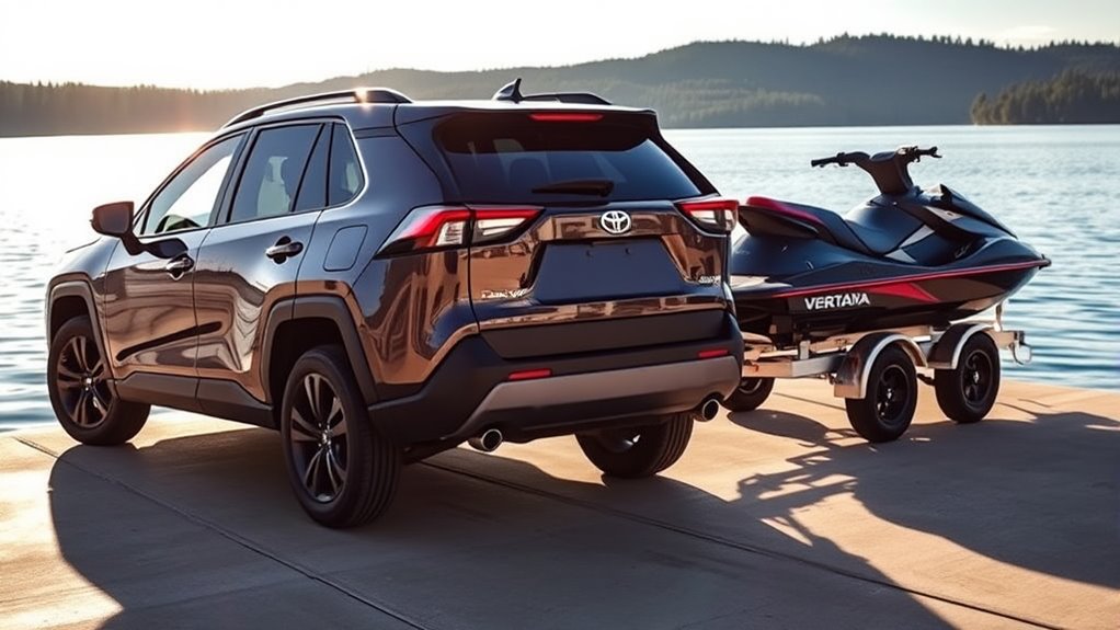 rav4 towing jet ski limits