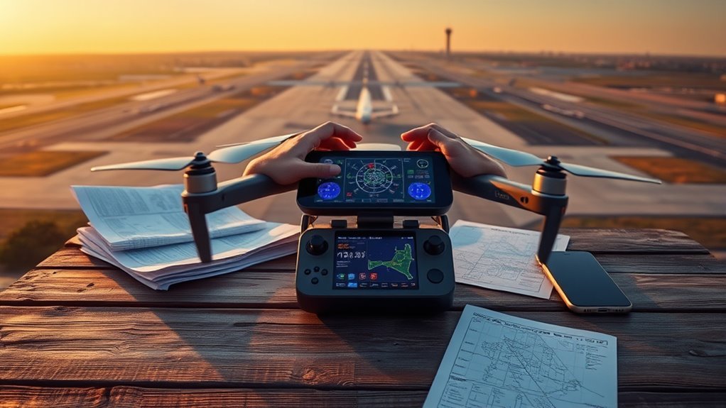 real time drone airspace approval