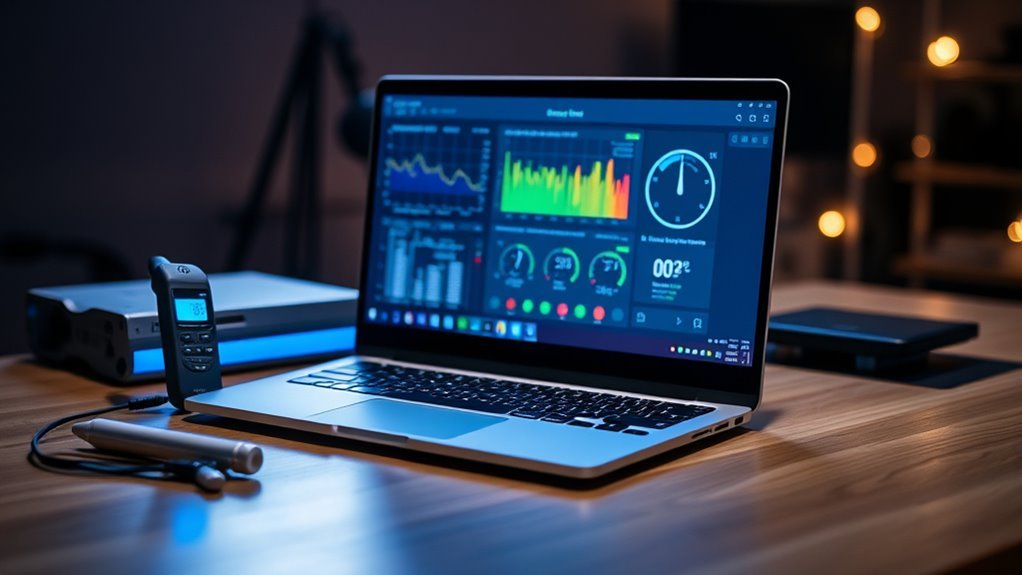 real time notebook temperature monitoring