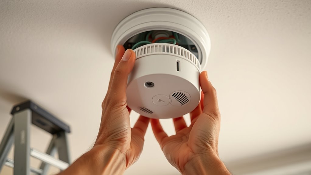 remove ac smoke alarm