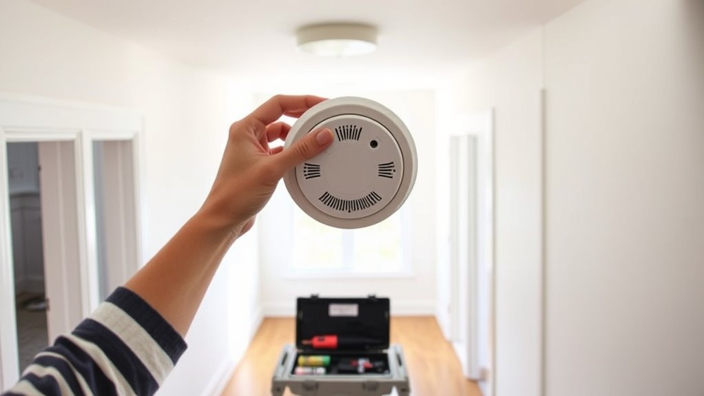Replacing an expired household smoke alarm