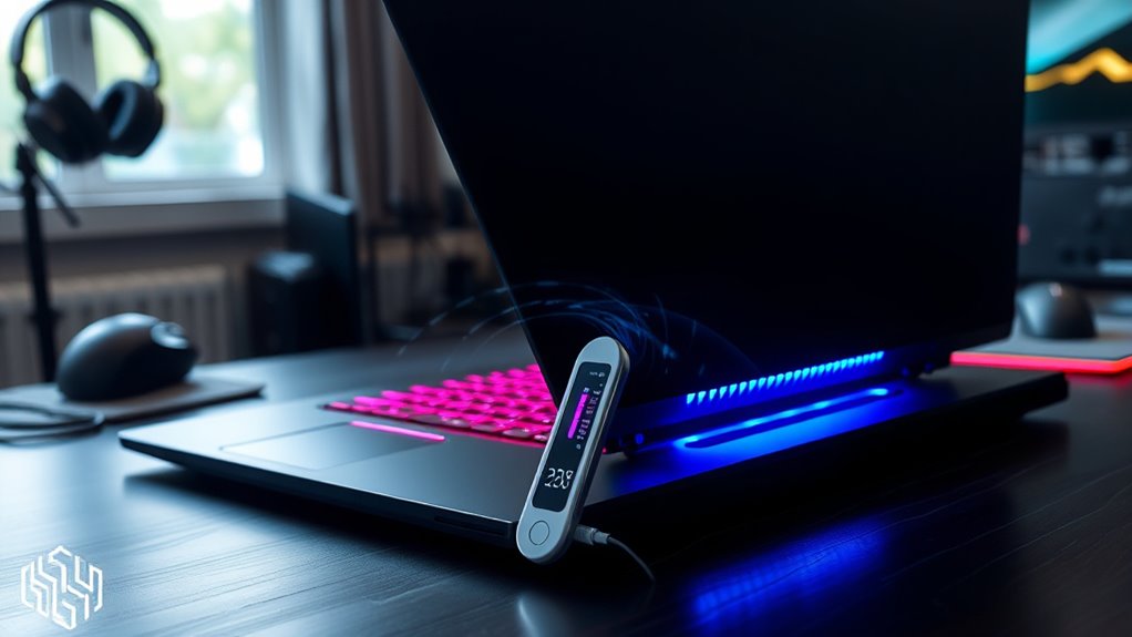 safe gaming laptop temperatures