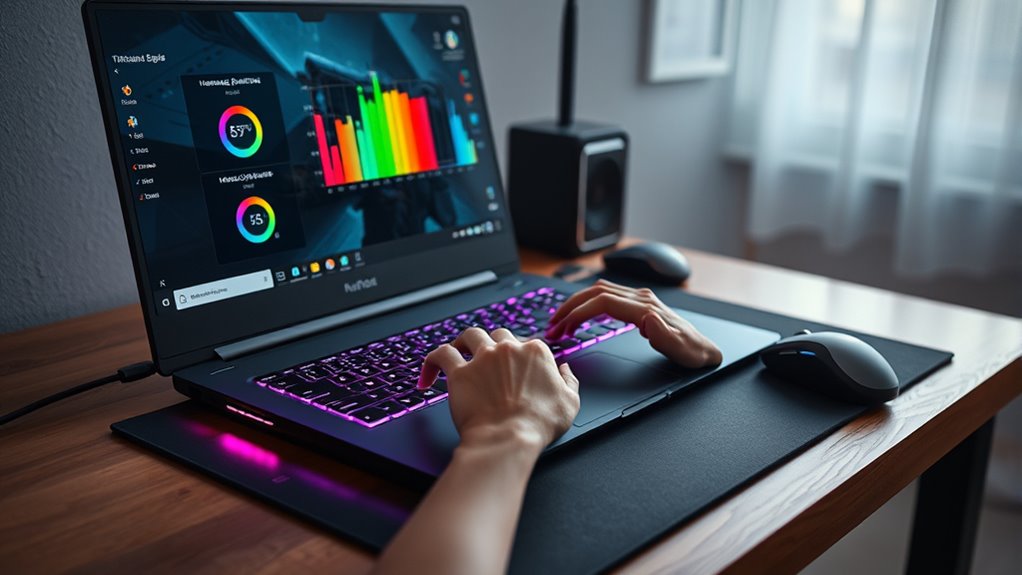 safe gaming laptop temperatures