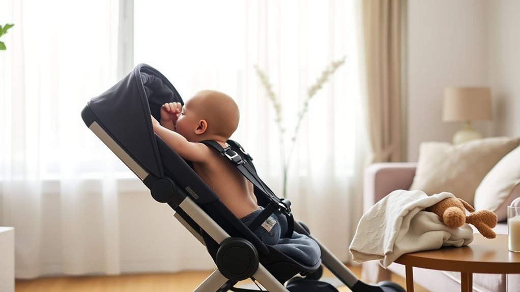 safe sleep in stroller