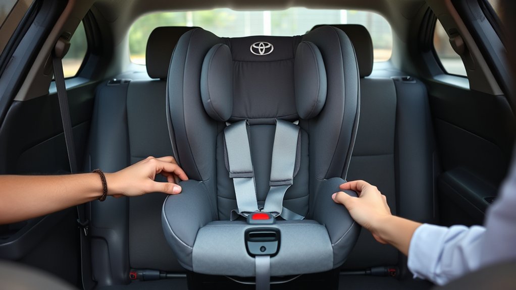 safest car seat position