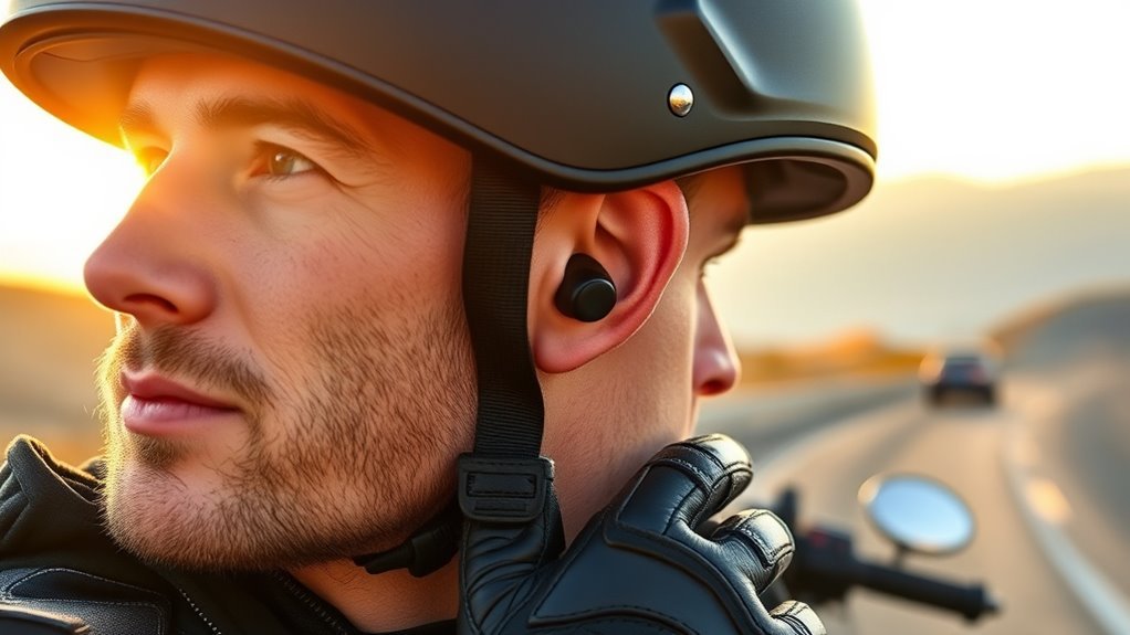 secure comfortable noise isolating earbuds