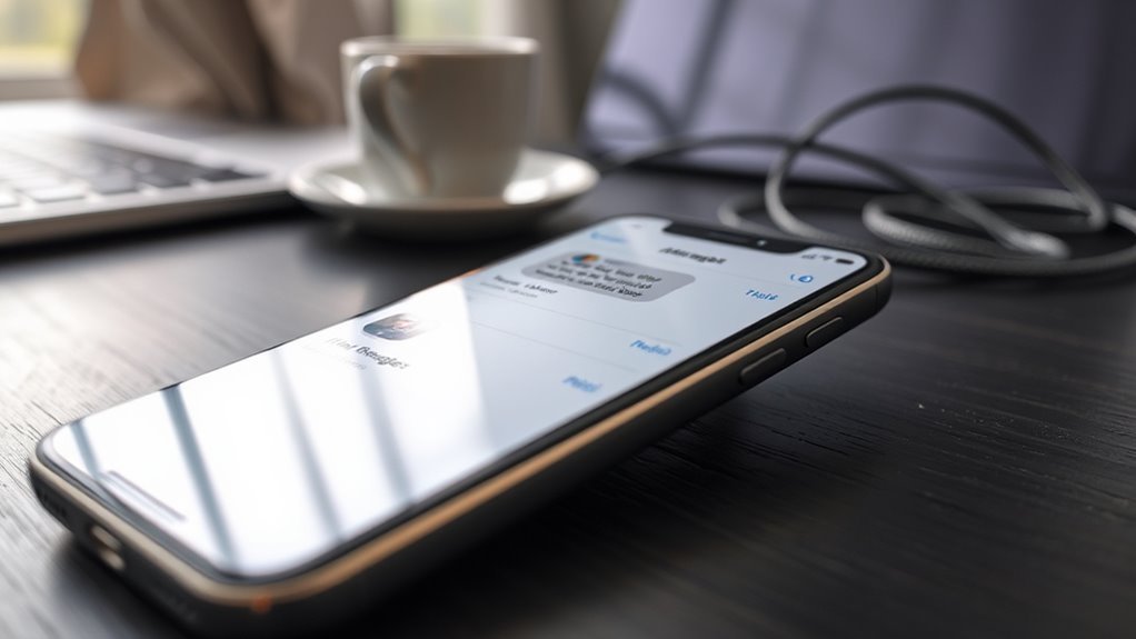 separate sms and mms