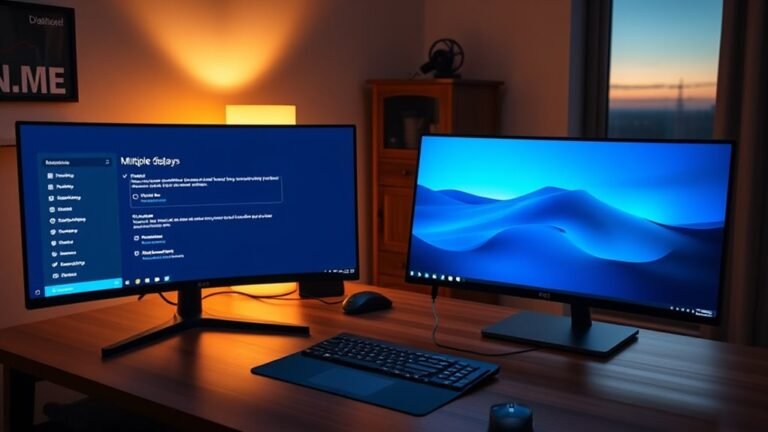 setting up dual monitors