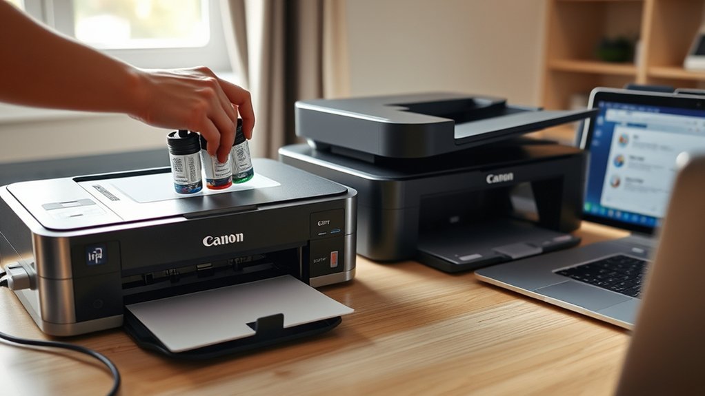setup canon pixma printers