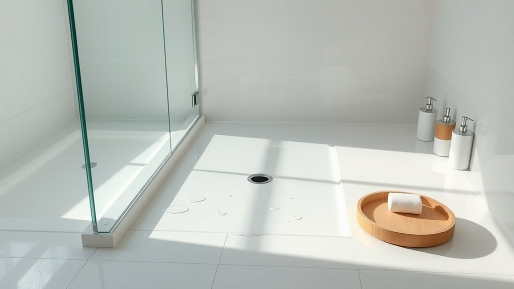 shower gap sealing solution
