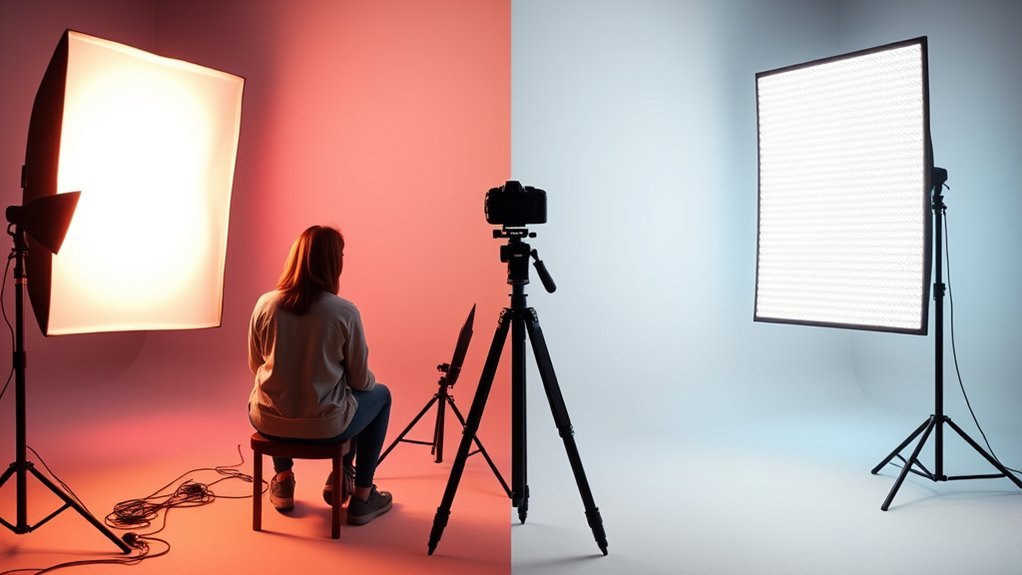 softbox for softness led flexibility