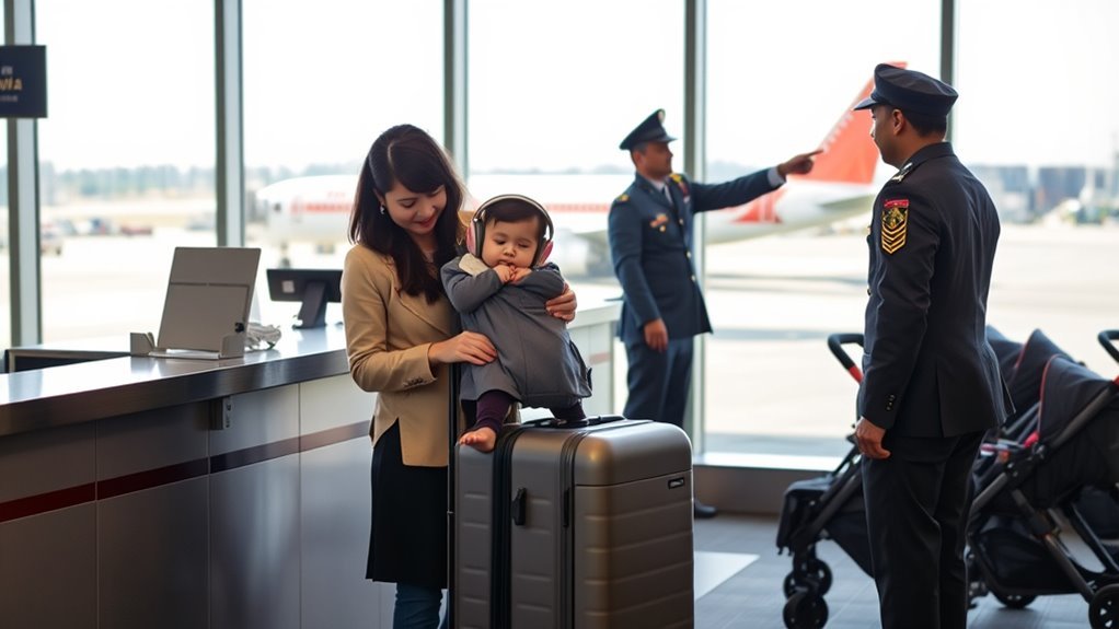 strollers allowed at gate
