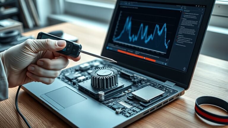 testing laptop thermal sensor
