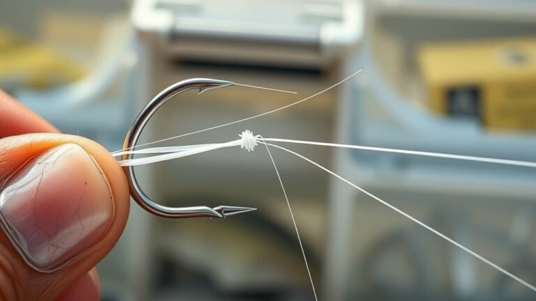 tie mono line securely