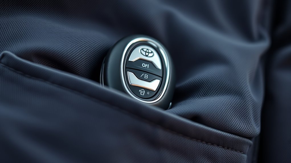 toyota camry key pocketed