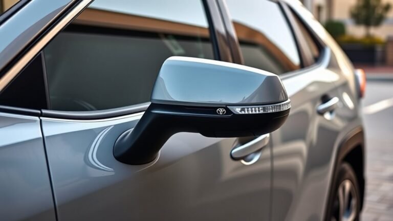 toyota rav4 hybrid mirror features